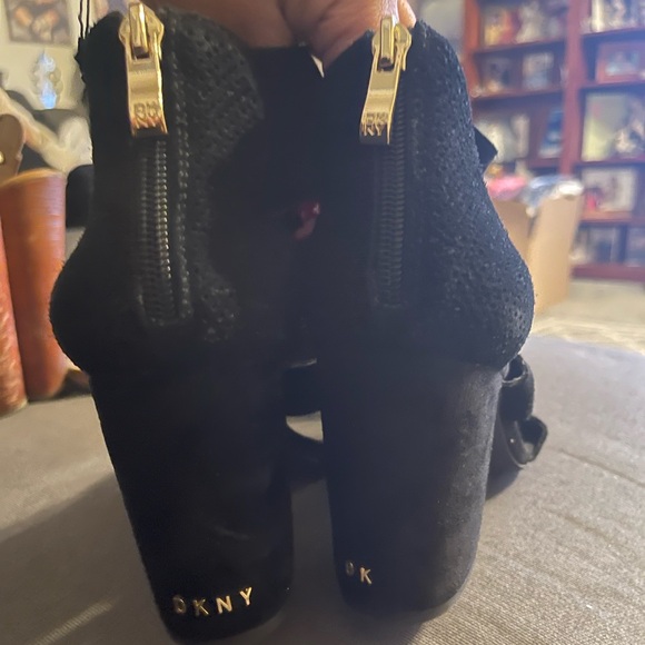 3 pairs of beautiful pre love shoes, 1 DKNY 1 Steve Madden, and 1 soda  - Picture 10 of 13